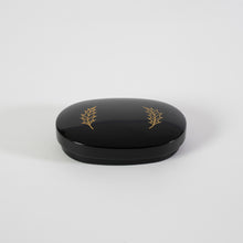 画像をギャラリービューアに読み込む, 漆蒔絵 楊枝入れ(黒・朱赤)