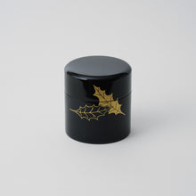 画像をギャラリービューアに読み込む, 漆蒔絵 茶筒 大(黒・朱赤)