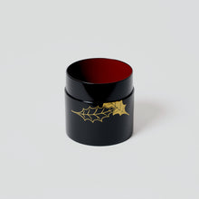 画像をギャラリービューアに読み込む, 漆蒔絵 茶筒 大(黒・朱赤)