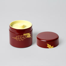 画像をギャラリービューアに読み込む, 漆蒔絵 茶筒 大(黒・朱赤)