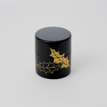 画像をギャラリービューアに読み込む, 漆蒔絵 茶筒 小(黒・朱赤)