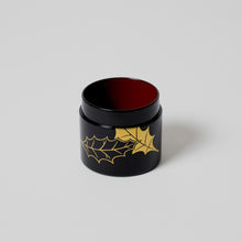 画像をギャラリービューアに読み込む, 漆蒔絵 茶筒 小(黒・朱赤)