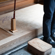 画像をギャラリービューアに読み込む, 竹 靴べら台